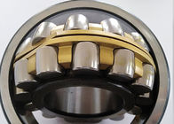 Rodamiento de rodillos esférico de la dureza HRC58-62 22211 de cobre amarillo, talla 55*100*25 de acero de la jaula