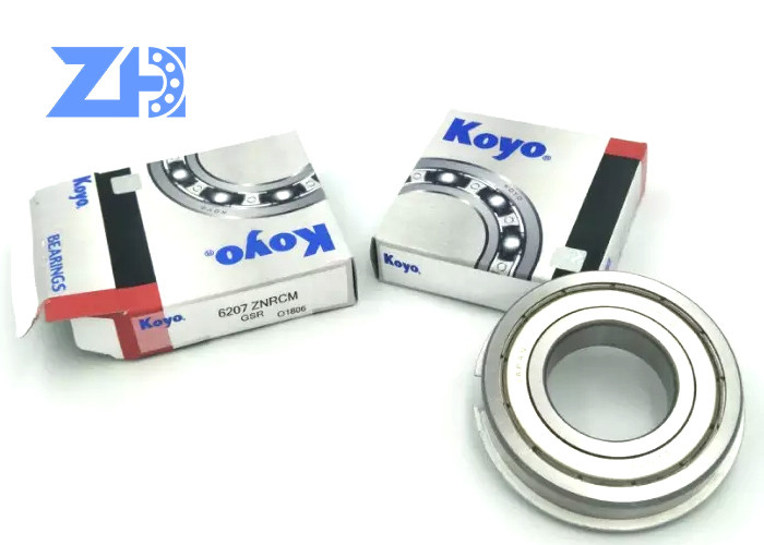 Rodamiento de bolas de marca japonesa 6207 NR ZNR C3 rodamiento 6207NR 6207ZNR bola de ranura profunda