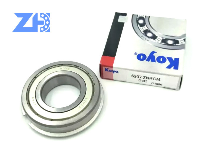 Rodamiento de bolas de marca japonesa 6207 NR ZNR C3 rodamiento 6207NR 6207ZNR bola de ranura profunda