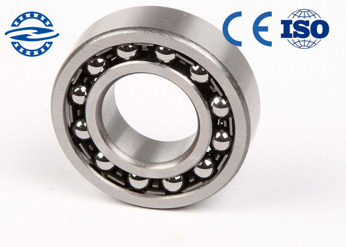 Rodamiento de bolitas interno del contacto de /Angular del anillo del rodamiento de bolitas del uno mismo de dos filas que alinea 1205 Gcr15 tamaño 25*52*15m m