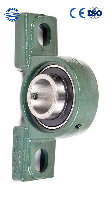 Tipo color verde 0.22kg de la larga vida UCP205 del soporte del cojinete del bloque de almohada de e P205