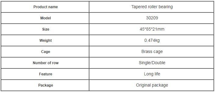 Talla 45mm durable del rodamiento de rodillos de la forma cónica * 85 milímetros * 21 milímetros/cojinete de empuje de alta velocidad